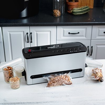 Вакуумный упаковщик для продуктов овощей фруктов мяса рыбы RAWMID Dream Pro VDP-02